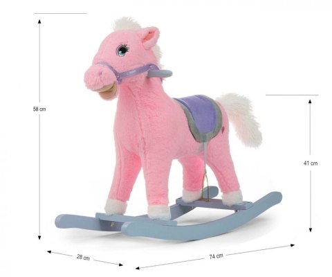 Koń na biegunach Łatek Pink Koń na biegunach Łatek Pink
