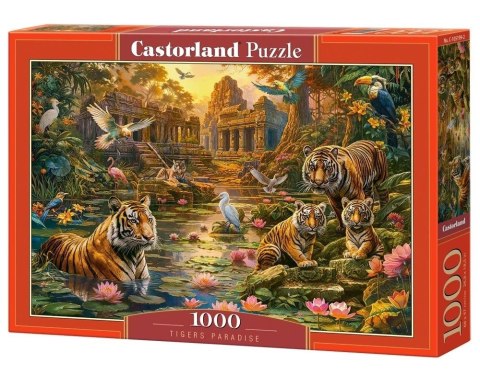 Puzzle 1000 elementów Tigers Paradise Puzzle 1000 elementów Tigers Paradise