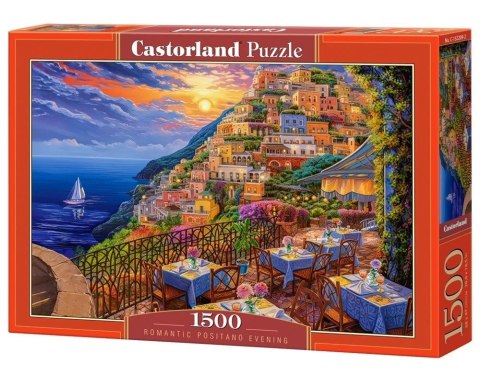 Puzzle 1500 elementów Romantyczny wieczór w Positano Włochy Puzzle 1500 elementów Romantyczny wieczór w Positano Włochy