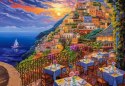 Puzzle 1500 elementów Romantyczny wieczór w Positano Włochy Puzzle 1500 elementów Romantyczny wieczór w Positano Włochy
