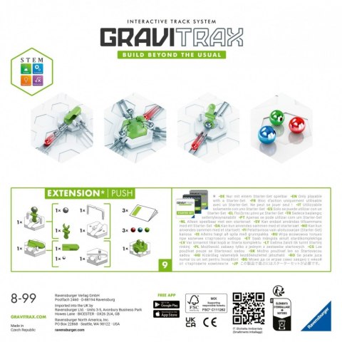 Zestaw konstrukcyjny Gravitrax Zestaw dodatków Push Zestaw konstrukcyjny Gravitrax Zestaw dodatków Push