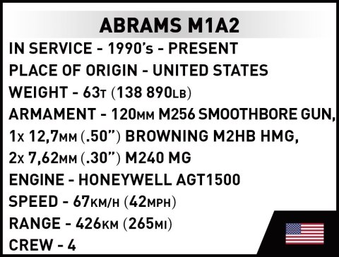 Klocki Abrams M1A2 Klocki Abrams M1A2
