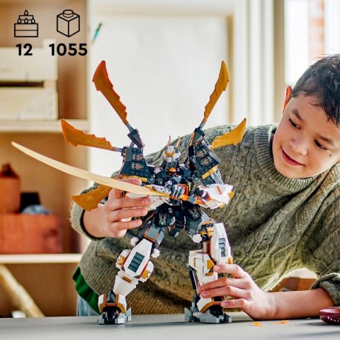 Klocki Ninjago 71821 Tytanowy smok-mech Cole'a Klocki Ninjago 71821 Tytanowy smok-mech Cole'a