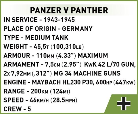 Klocki Panzer V Panther Klocki Panzer V Panther