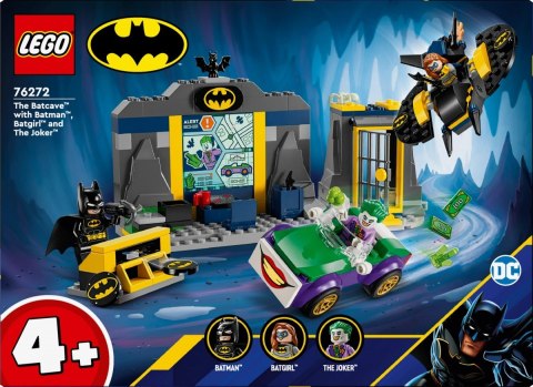 Klocki Super Heroes 76272 Jaskinia Batmana z Batmanem, Batgirl i Jokerem Klocki Super Heroes 76272 Jaskinia Batmana z Batmanem, Batgirl i Jokerem