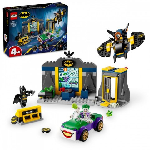 Klocki Super Heroes 76272 Jaskinia Batmana z Batmanem, Batgirl i Jokerem Klocki Super Heroes 76272 Jaskinia Batmana z Batmanem, Batgirl i Jokerem