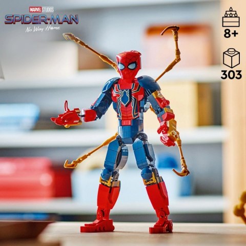 Klocki Super Heroes 76298 Figurka Iron Spider-Mana Klocki Super Heroes 76298 Figurka Iron Spider-Mana
