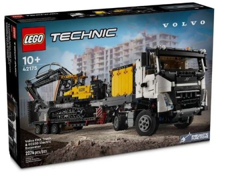 Klocki Technic 42175 Ciężarowka Volvo FMX i koparka EC230 Electric Klocki Technic 42175 Ciężarowka Volvo FMX i koparka EC230 Electric