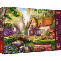 Puzzle 1000 elementów Premium Urocza chatka w lesie Puzzle 1000 elementów Premium Urocza chatka w lesie