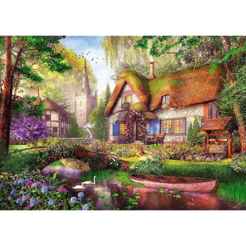 Puzzle 1000 elementów Premium Urocza chatka w lesie Puzzle 1000 elementów Premium Urocza chatka w lesie