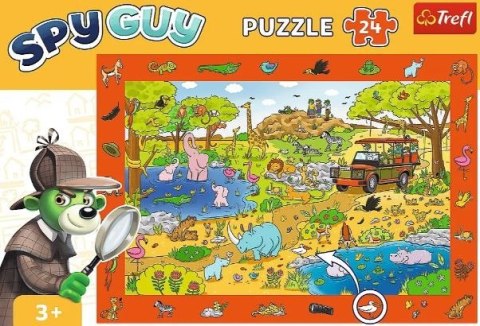 Puzzle 24 elementy Obserwacyjne Spy Guy Safari Puzzle 24 elementy Obserwacyjne Spy Guy Safari
