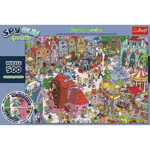 Puzzle 500 elementów Spy Guy Lost Items Gdańsk Polska Puzzle 500 elementów Spy Guy Lost Items Gdańsk Polska