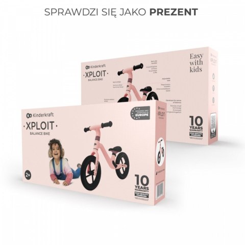 Rowerek biegowy XPLOIT BUBBLEGUM PINK Rowerek biegowy XPLOIT BUBBLEGUM PINK