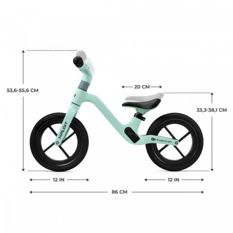 Rowerek biegowy XPLOIT TURQUOISE Rowerek biegowy XPLOIT TURQUOISE