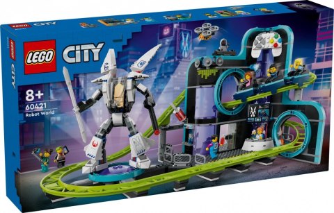 Klocki City 60421 Park Świat Robotów z rollercoasterem Klocki City 60421 Park Świat Robotów z rollercoasterem