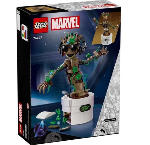 Klocki Marvel Super Heroes 76297 Tańczący Groot Klocki Marvel Super Heroes 76297 Tańczący Groot