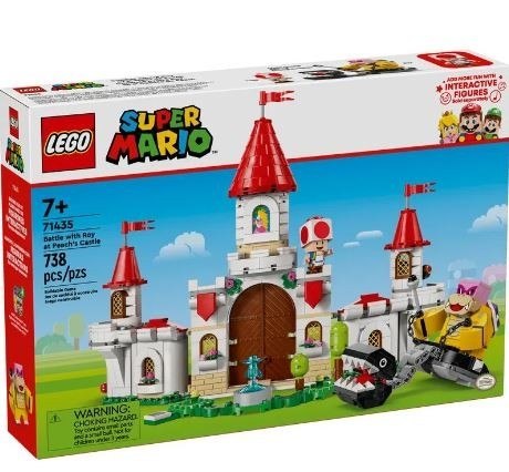 Klocki Super Mario 71435 Roy i bitwa na zamku Peach Klocki Super Mario 71435 Roy i bitwa na zamku Peach