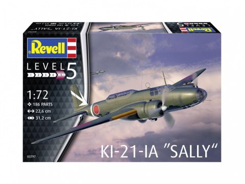 Model plastikowy Ki-21-LA Sally 1/72 Model plastikowy Ki-21-LA Sally 1/72