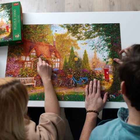 Puzzle 1000 elementów Premium Plus Domek pod strzechą Puzzle 1000 elementów Premium Plus Domek pod strzechą