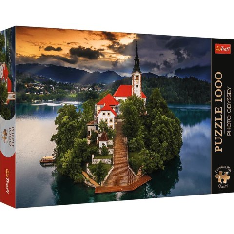 Puzzle 1000 elementów Premium Plus Jezioro Bled Słowenia Puzzle 1000 elementów Premium Plus Jezioro Bled Słowenia