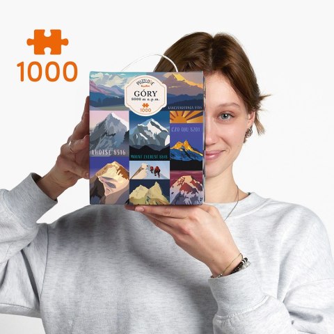 Puzzle 1000 elementów Puzzlove - Góry 8000 m n.p.m Puzzle 1000 elementów Puzzlove - Góry 8000 m n.p.m