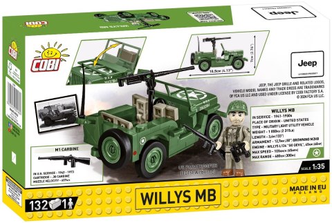 Klocki Willys MB 132 elementy Klocki Willys MB 132 elementy