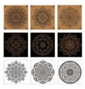 Kolorowanka Mandala metaliczna Kolorowanka Mandala metaliczna