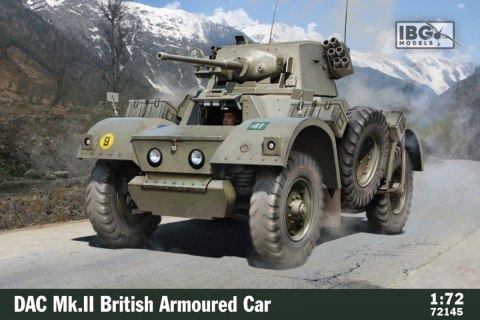 Model plastikowy DAC Mk.II British Armoured Car 1/72 Model plastikowy DAC Mk.II British Armoured Car 1/72