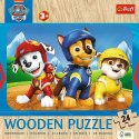 Puzzle 24 elementy drewniane Psi Patrol Puzzle 24 elementy drewniane Psi Patrol