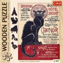 Puzzle drewniane 200 elementów Czarny Kot Theophile Alexandre Steinlen Puzzle drewniane 200 elementów Czarny Kot Theophile Alexandre Steinlen