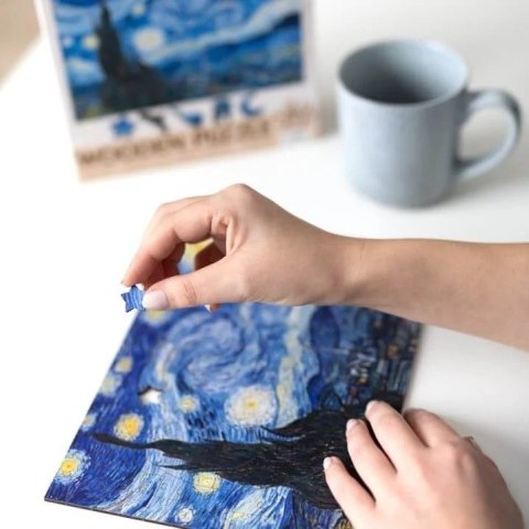 Puzzle drewniane 200 elementów Gwiaździsta Noc Vincent van Gogh Puzzle drewniane 200 elementów Gwiaździsta Noc Vincent van Gogh