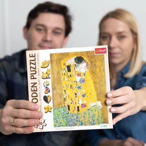 Puzzle drewniane 200 elementów Pocałunek Gustav Klimt Puzzle drewniane 200 elementów Pocałunek Gustav Klimt