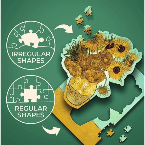 Puzzle drewniane 200 elementów Słoneczniki Vincent van Gogh Puzzle drewniane 200 elementów Słoneczniki Vincent van Gogh