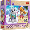 Puzzle drewniane 24 elementy Dziewczęcy Psi Patrol Puzzle drewniane 24 elementy Dziewczęcy Psi Patrol
