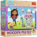 Puzzle drewniane 24 elementy Wesoła Gabby i przyjaciele Puzzle drewniane 24 elementy Wesoła Gabby i przyjaciele