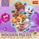 Puzzle drewniane 50 elementów Psi Patrol Wesoła gromadka piesków Puzzle drewniane 50 elementów Psi Patrol Wesoła gromadka piesków