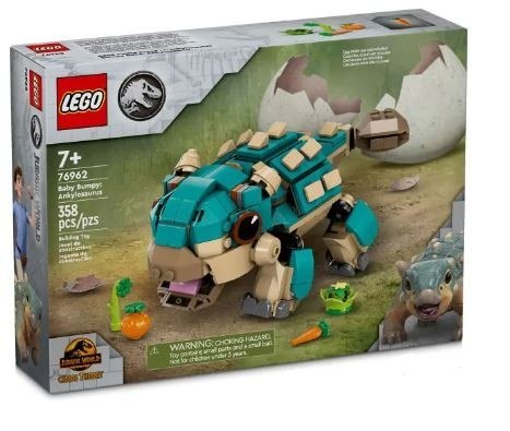 Klocki Jurassic World 76962 Mały ankylozaur Bumpy Klocki Jurassic World 76962 Mały ankylozaur Bumpy