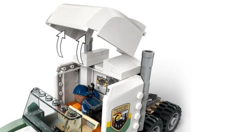 Klocki Jurassic World 76966 Dinomisje: ciężarówka do transportu allozaura Klocki Jurassic World 76966 Dinomisje: ciężarówka do transportu allozaura