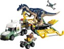 Klocki Jurassic World 76966 Dinomisje: ciężarówka do transportu allozaura Klocki Jurassic World 76966 Dinomisje: ciężarówka do transportu allozaura