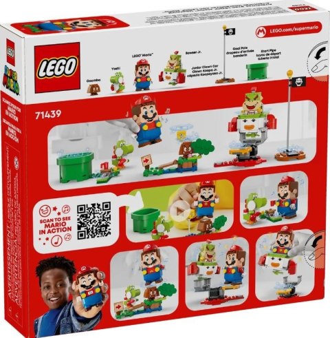 Klocki Super Mario 71439 Przygody z interaktywna figurką LEGO Mario Klocki Super Mario 71439 Przygody z interaktywna figurką LEGO Mario