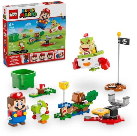 Klocki Super Mario 71439 Przygody z interaktywna figurką LEGO Mario Klocki Super Mario 71439 Przygody z interaktywna figurką LEGO Mario