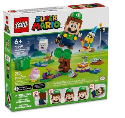Klocki Super Mario 71440 Przygody z interaktywną figurką LEGO Luigi Klocki Super Mario 71440 Przygody z interaktywną figurką LEGO Luigi