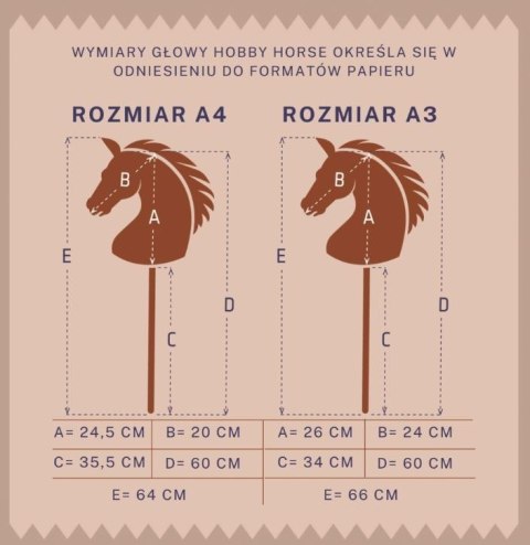 Koń na kiju HOPPIHORSE Hobby Horse A4 szary Koń na kiju HOPPIHORSE Hobby Horse A4 szary