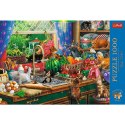 Puzzle 1000 elementów Premium Plus Kociaki rozrabiaki Puzzle 1000 elementów Premium Plus Kociaki rozrabiaki