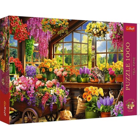 Puzzle 1000 elementów Premium Plus Przygotowania do wiosny Puzzle 1000 elementów Premium Plus Przygotowania do wiosny