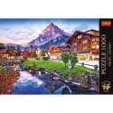 Puzzle 1000 elementów Premium Plus Quality Alpejskie miasteczko, Szwajcaria Puzzle 1000 elementów Premium Plus Quality Alpejskie miasteczko, Szwajcaria