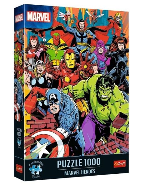 Puzzle 1000 elementów Premium Plus Quality Marvel Heroes Puzzle 1000 elementów Premium Plus Quality Marvel Heroes