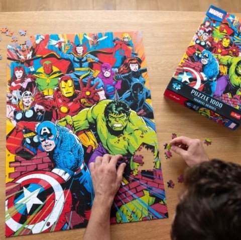 Puzzle 1000 elementów Premium Plus Quality Marvel Heroes Puzzle 1000 elementów Premium Plus Quality Marvel Heroes