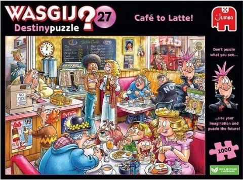 Puzzle 1000 elementów Wasgij Kawiarnia Puzzle 1000 elementów Wasgij Kawiarnia