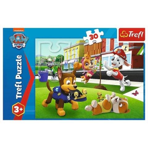 Puzzle 30 elementów Pieski w akcji Psi Patrol Paw Patrol Puzzle 30 elementów Pieski w akcji Psi Patrol Paw Patrol